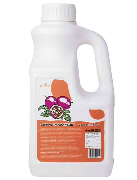 Сироп «Маракуйя» 1,6л