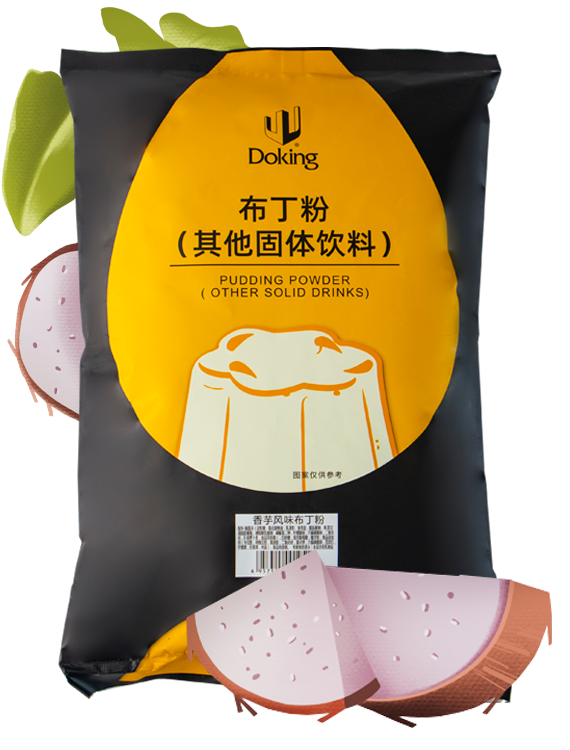 Сухая смесь для пудинга со вкусом таро 1кг