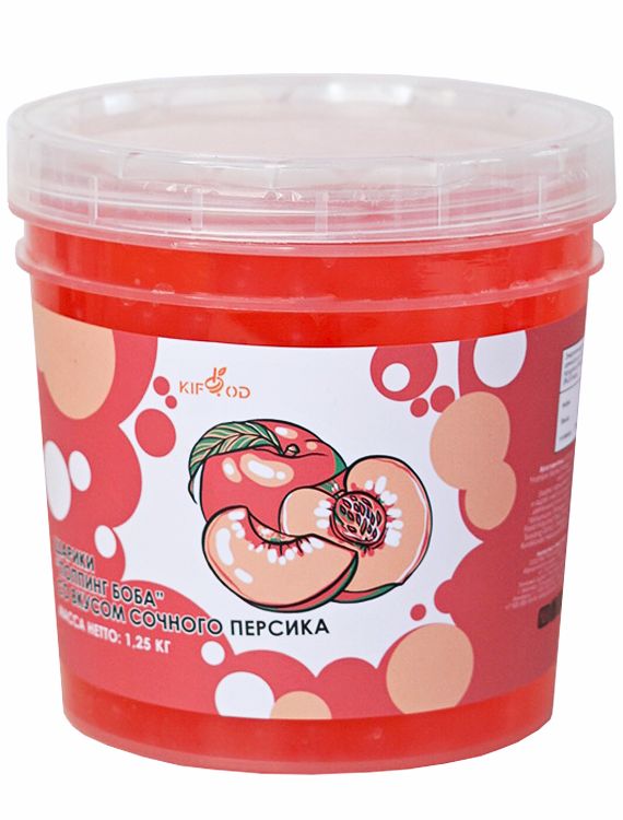 Шарики «Поппинг боба» со вкусом сочного персика 1,25кг